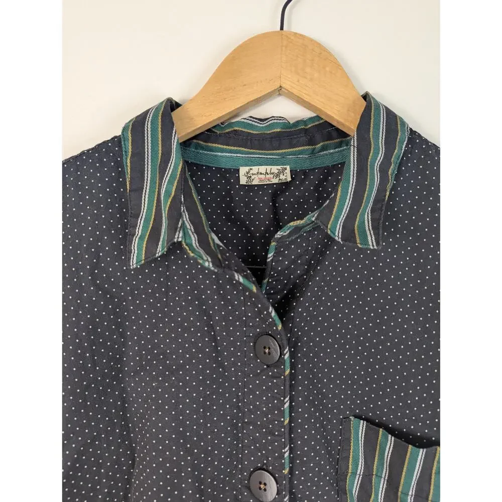 Free People Intimately Free Milk & Cookies Oversized Button Down Shirt